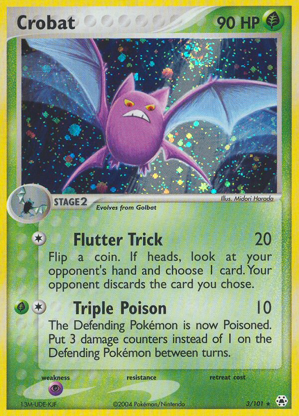 Crobat  - Holofoil Hidden Legends - Holo Rare