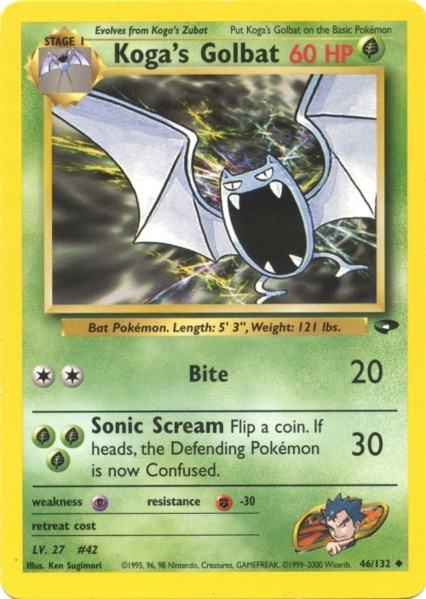 Koga's Golbat 046  - Unlimited Gym Challenge - Uncommon