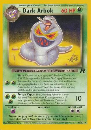 Dark Arbok [W Stamped] 019  WoTC Promo - Promo