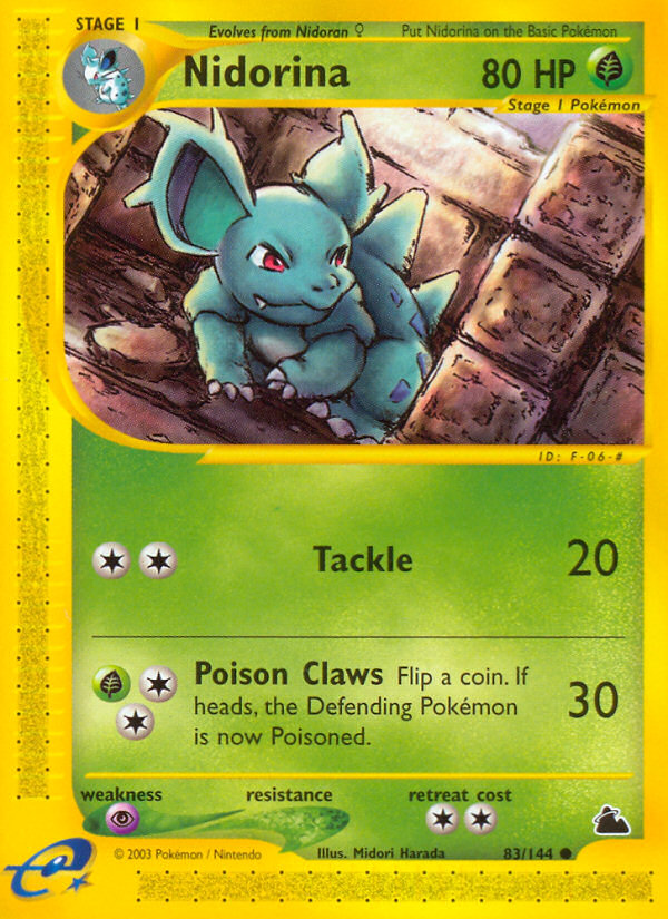 Nidorina  Skyridge - Common
