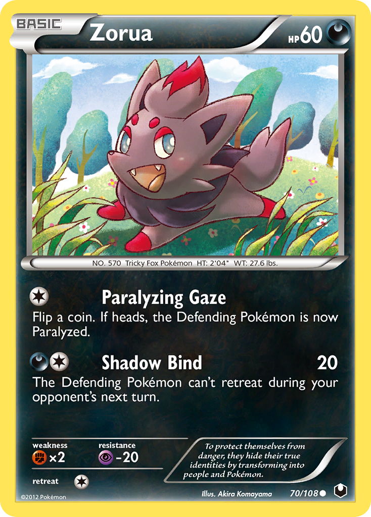 Zorua (70) 070/108  Dark Explorers - Common