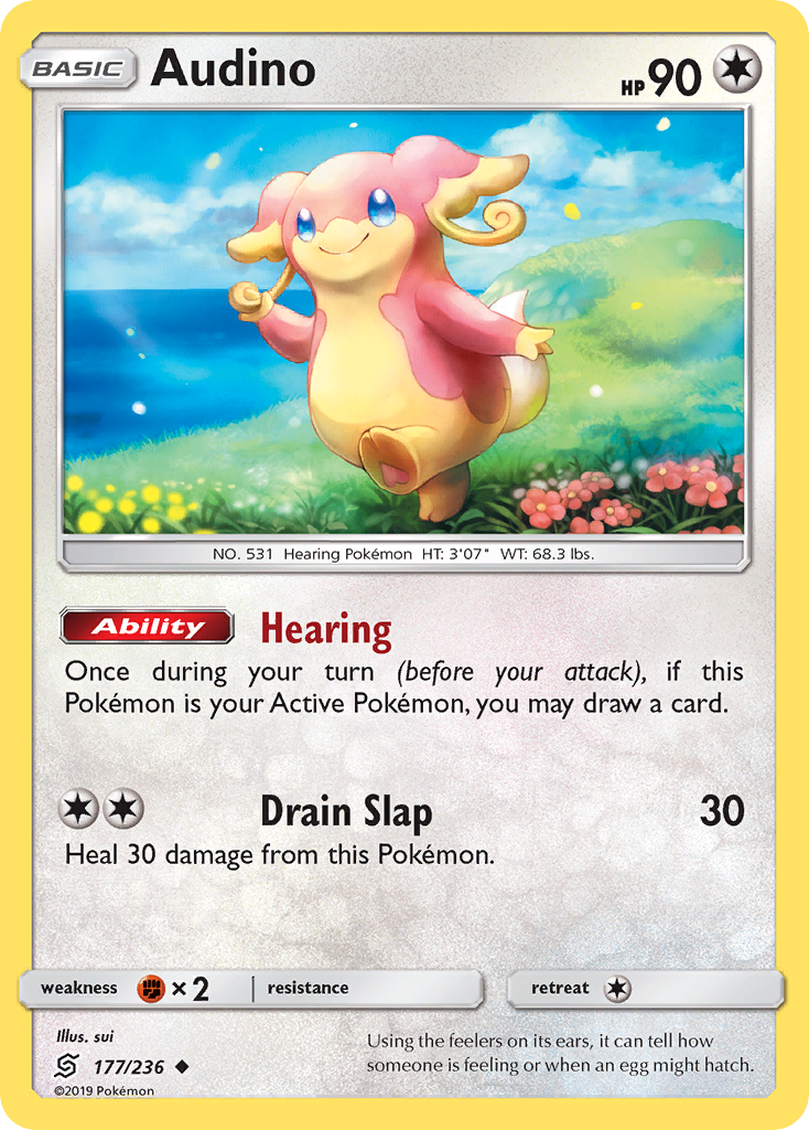 Audino 177  SM  Unified Minds - Uncommon