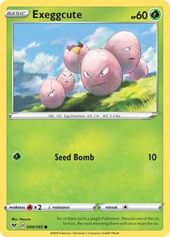 Exeggcute 004  SWSH04 Vivid Voltage - Common