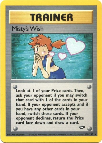 Misty's Wish 108  - Unlimited Gym Challenge - Rare