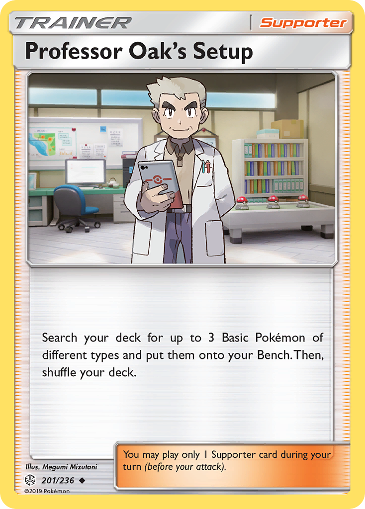 Professor Oak's Setup 201  SM  Cosmic Eclipse - Uncommon