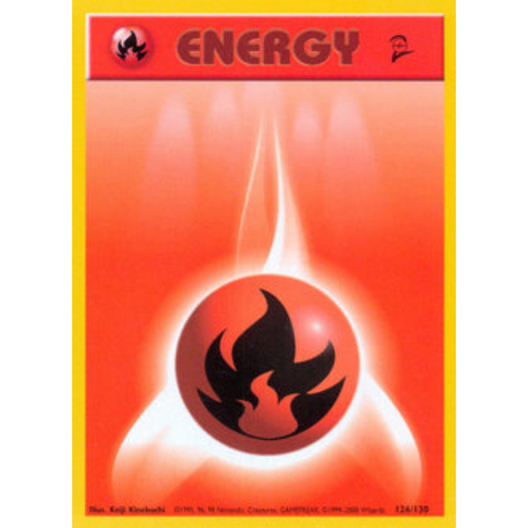 Fire Energy 126  Base Set 2 - Common