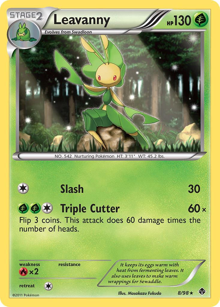Leavanny (8)  Emerging Powers - Rare