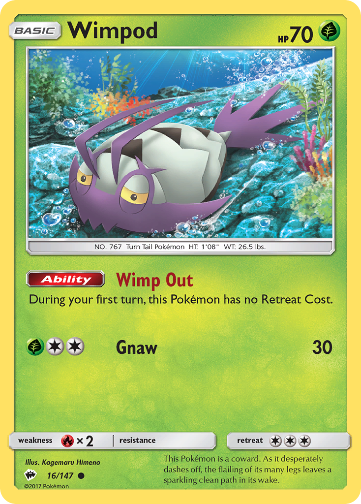 Wimpod 016  SM  Burning Shadows - Common