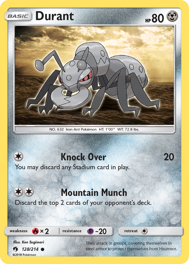 Durant 128  SM  Lost Thunder - Common