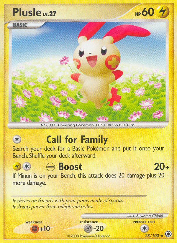 Plusle  Majestic Dawn - Rare
