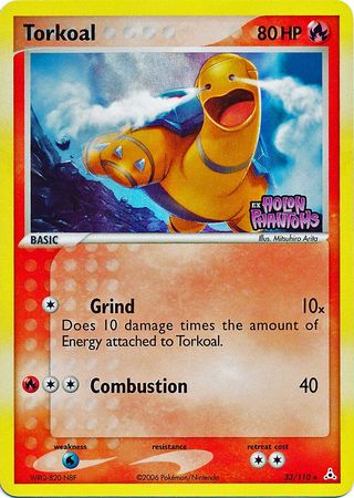 Torkoal  - Reverse Holofoil Holon Phantoms - Rare