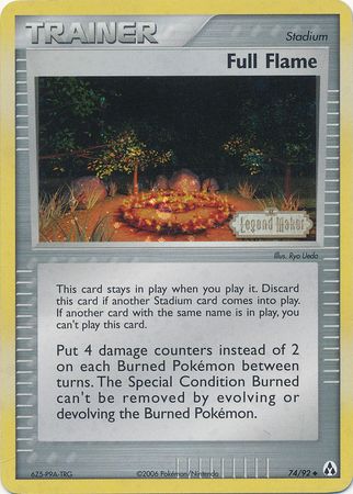 Full Flame  - Reverse Holofoil Legend Maker - Uncommon