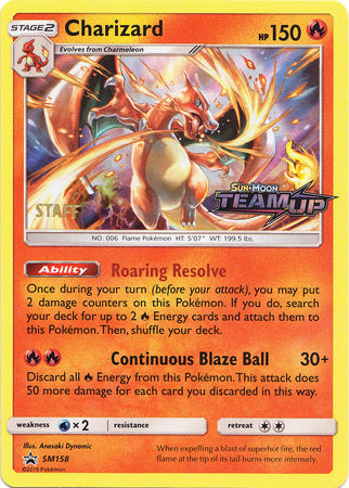Charizard - SM158 [Staff]  - Holofoil SM Promos - Promo