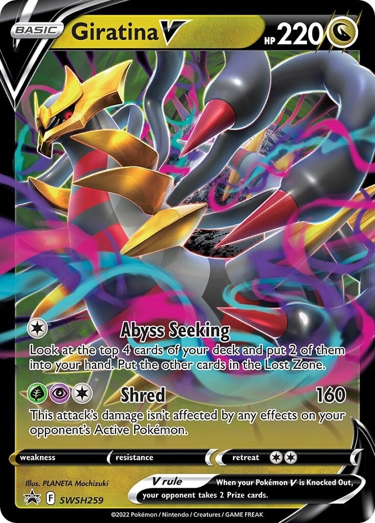 Giratina V SWSH259  - Holofoil SWSH Sword & Shield Promo Cards - Promo