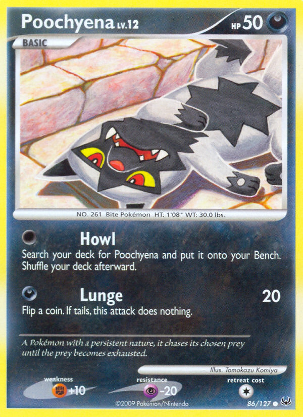 Poochyena 086  Platinum - Common
