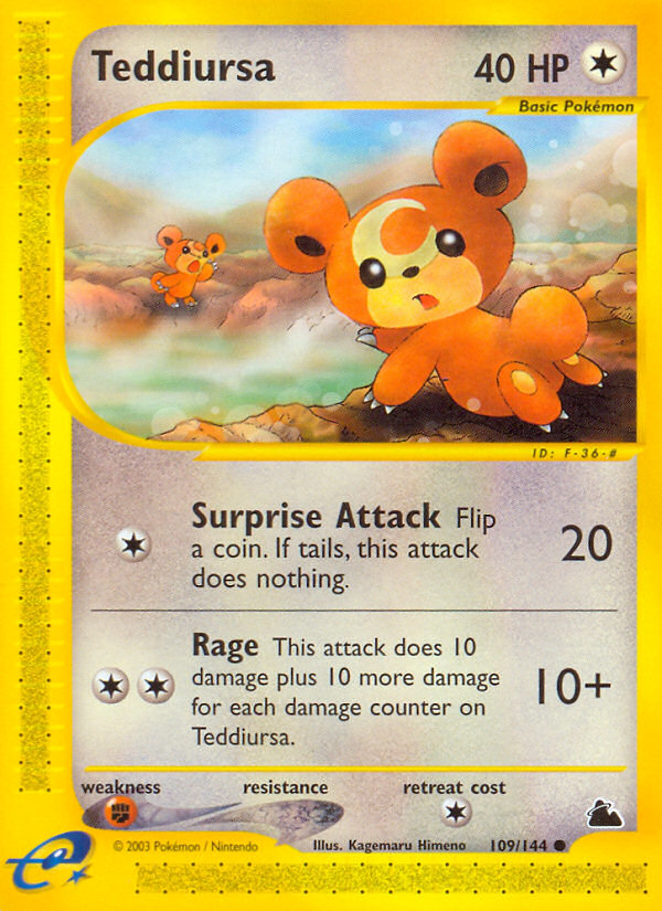 Teddiursa  Skyridge - Common