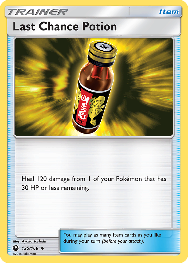 Last Chance Potion 135/168  SM  Celestial Storm - Uncommon