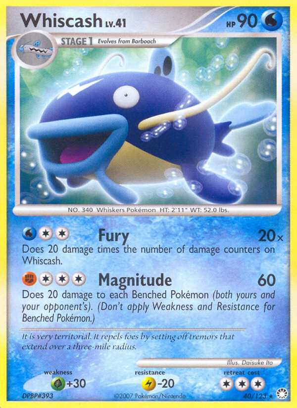 Whiscash  Mysterious Treasures - Rare