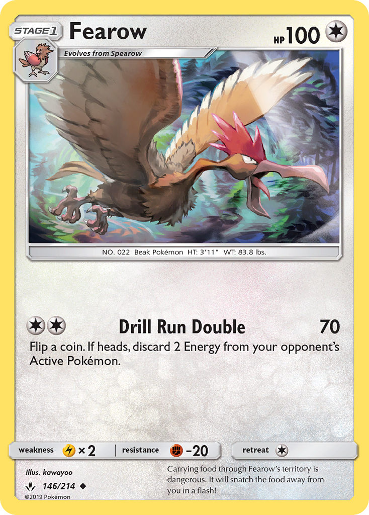 Fearow  SM  Unbroken Bonds - Uncommon
