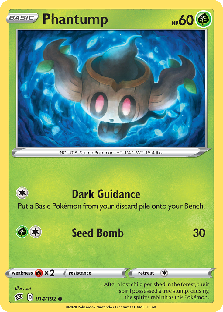 Phantump 014  SWSH02 Rebel Clash - Common