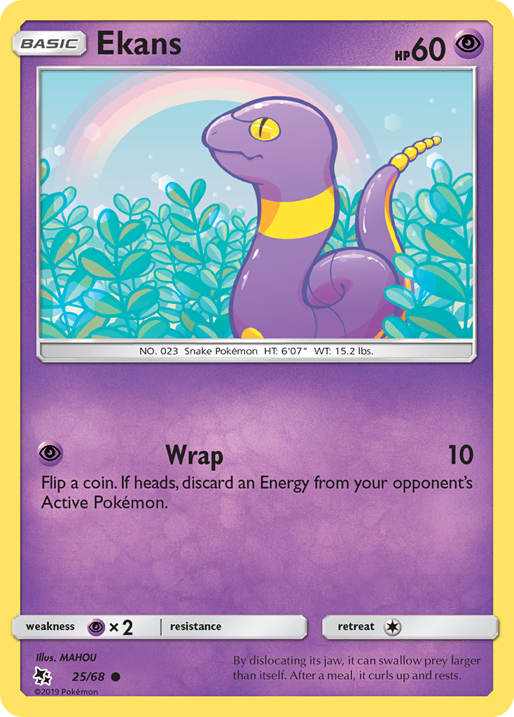 Ekans (25) 025  Hidden Fates - Common