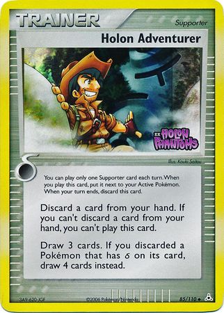 Holon Adventurer 085  - Reverse Holofoil Holon Phantoms - Uncommon