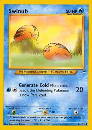 Swinub 084  - Unlimited Neo Destiny - Common