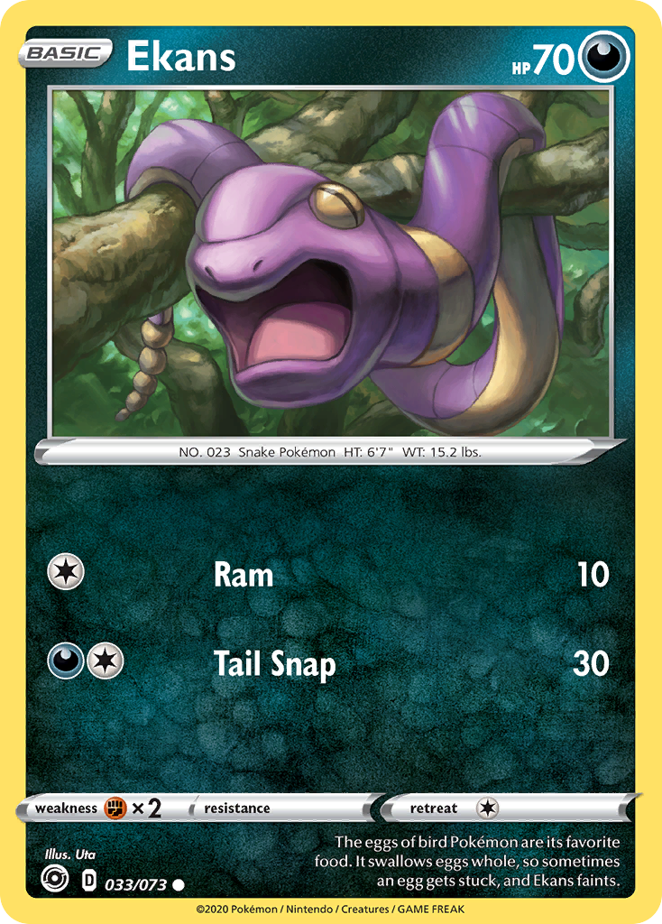 Ekans 033  Champions Path - Common