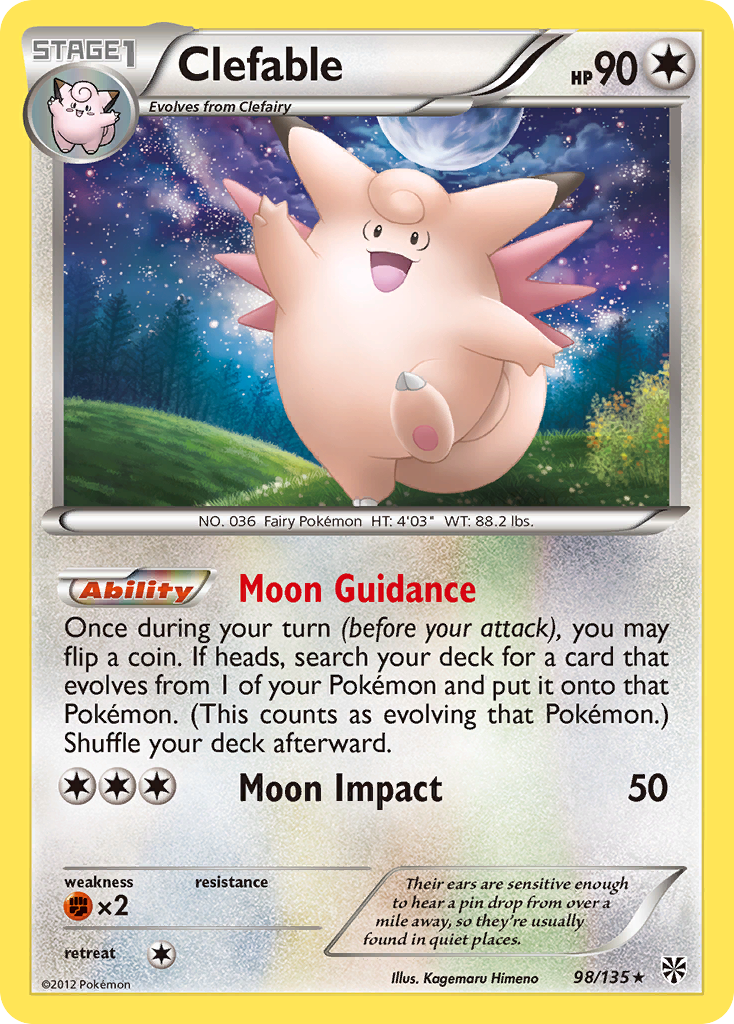 Clefable  Plasma Storm - Rare