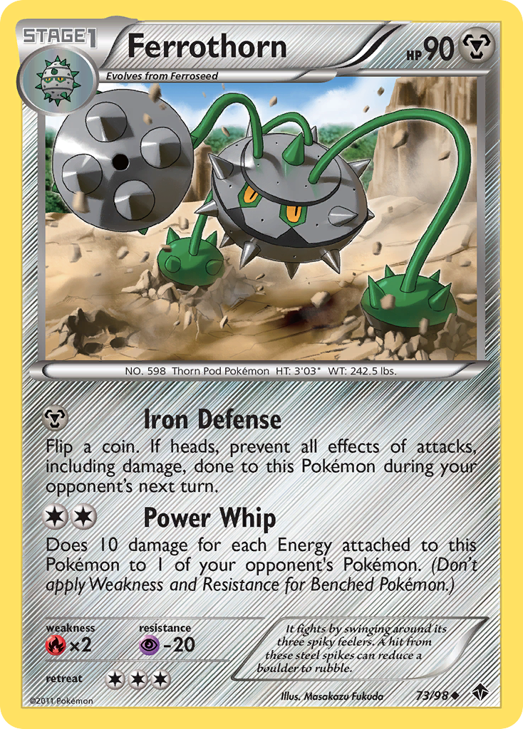 Ferrothorn (73)  Emerging Powers - Uncommon