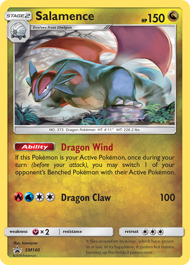 Salamence SM140  - Holofoil SM Promos - Promo
