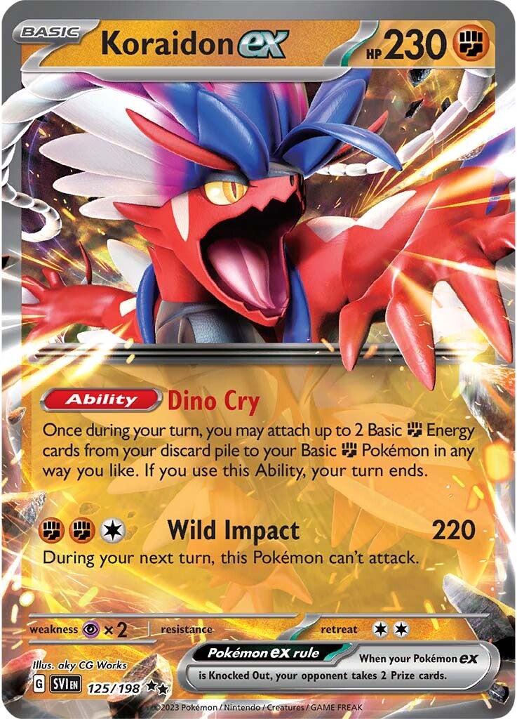 Koraidon ex  - Holofoil Jumbo Cards - Ultra Rare