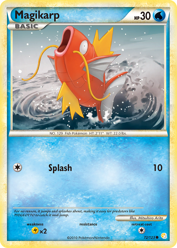 Magikarp 072  HeartGold SoulSilver - Common