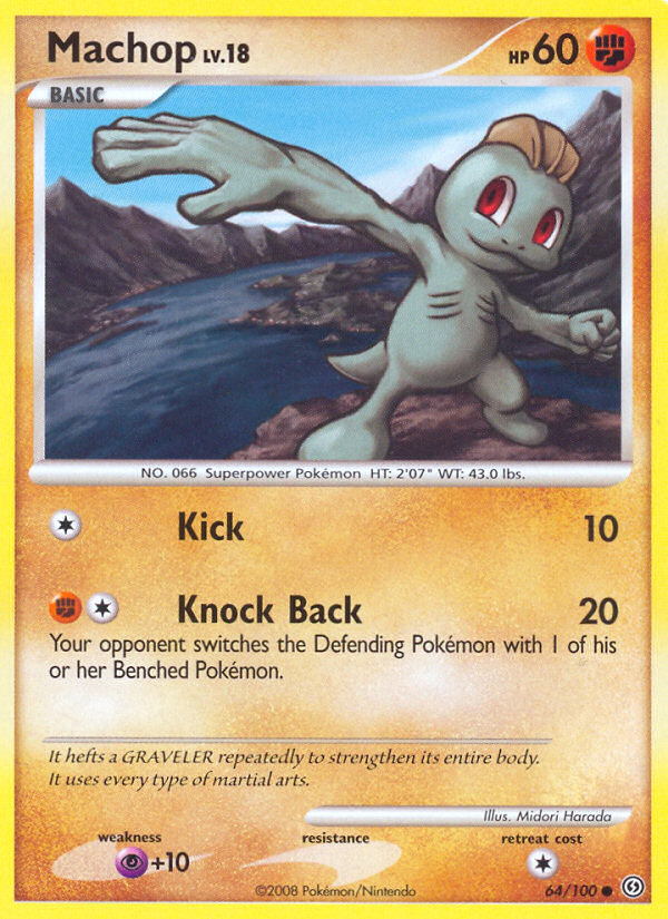 Machop/100  Stormfront - Common