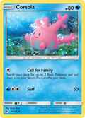 Corsola 036  SM Base Set - Uncommon