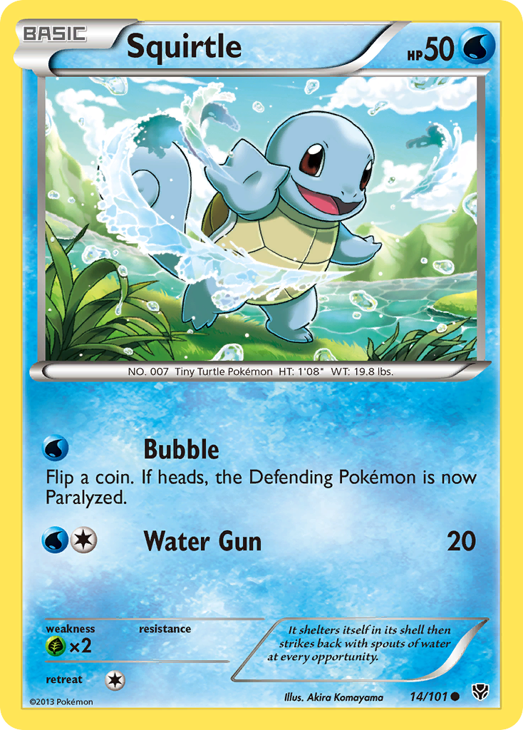 Squirtle 014  Plasma Blast - Common