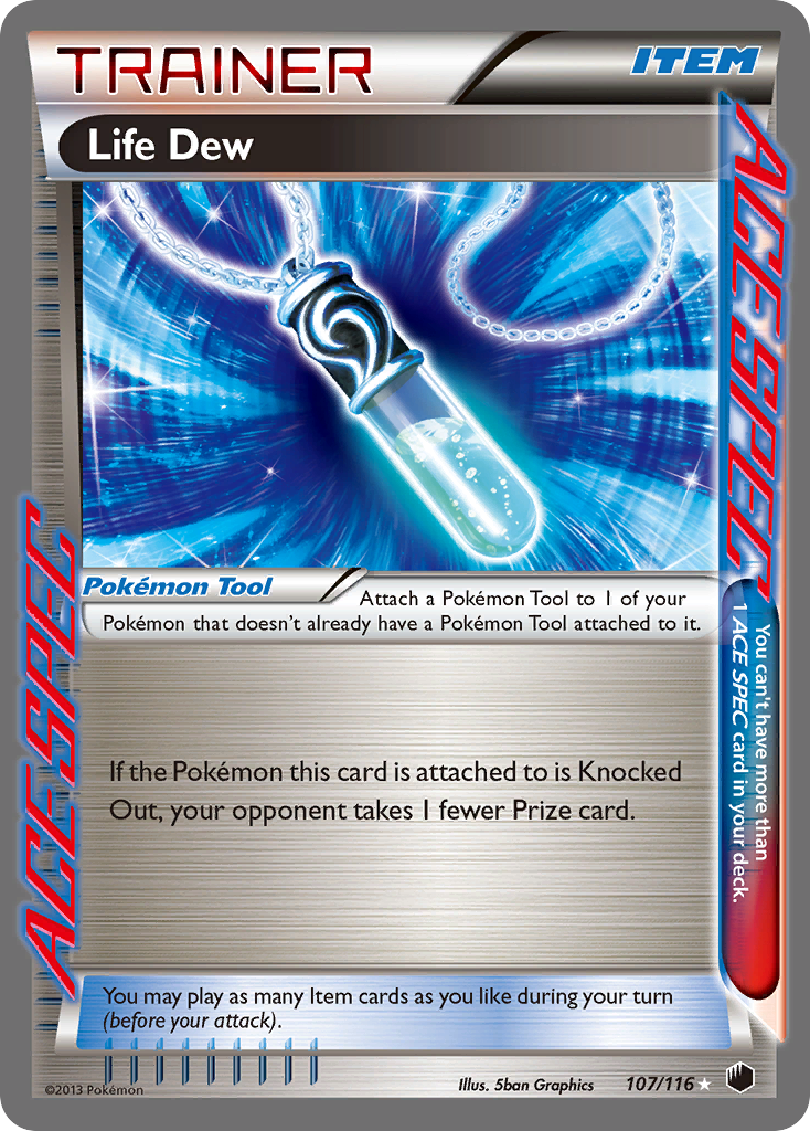 Life Dew  - Holofoil Plasma Freeze - Rare Ace