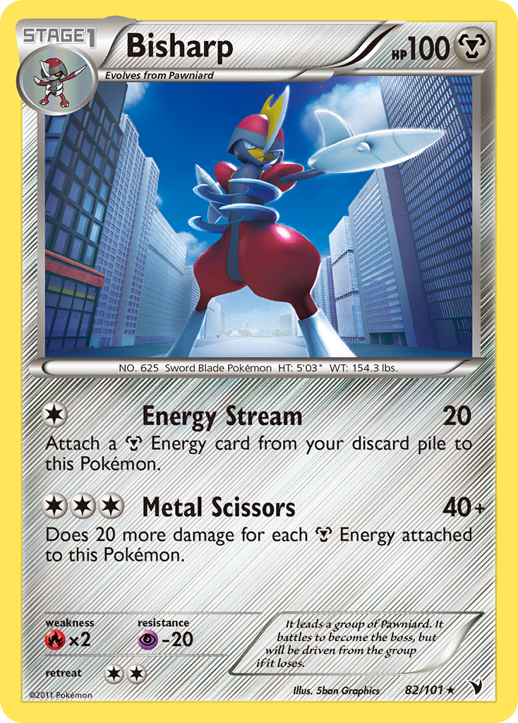 Bisharp (82)  - Holofoil Noble Victories - Holo Rare