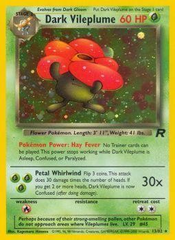 Dark Vileplume (13) 013  Team Rocket - Holo Rare
