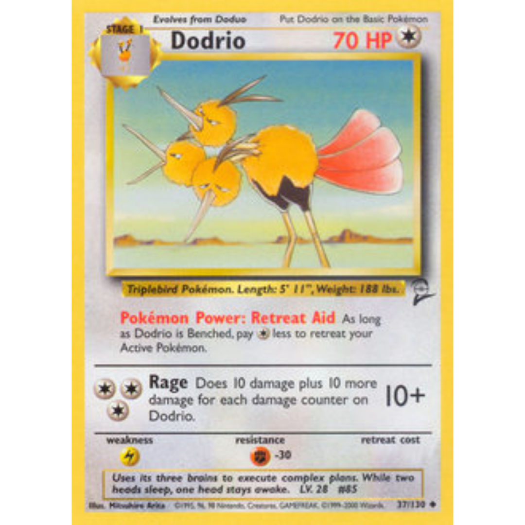 Dodrio 037  Base Set 2 - Uncommon