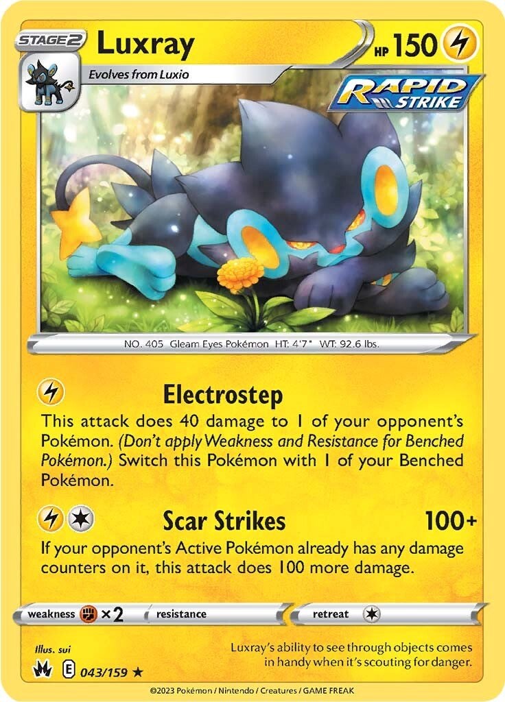 Luxray (43) 043  SWSH Crown Zenith - Rare