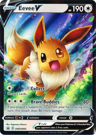 Eevee V SWSH065  - Holofoil SWSH Sword & Shield Promo Cards - Promo