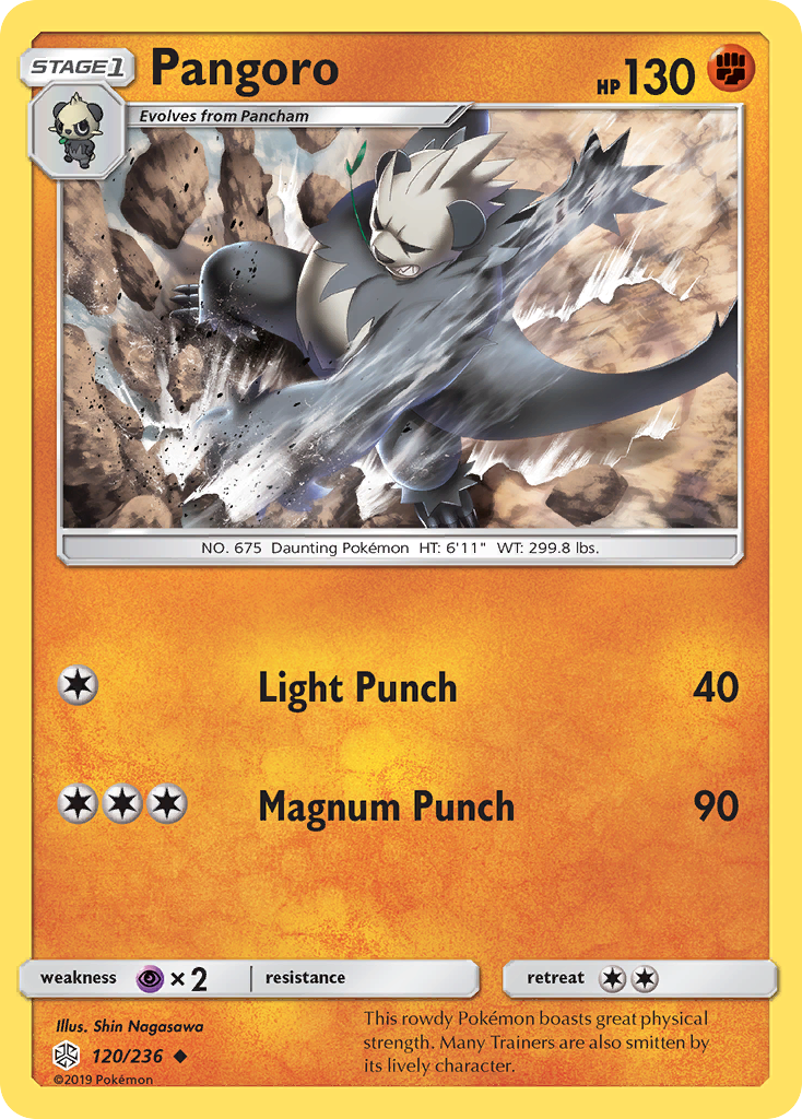 Pangoro  SM  Cosmic Eclipse - Uncommon