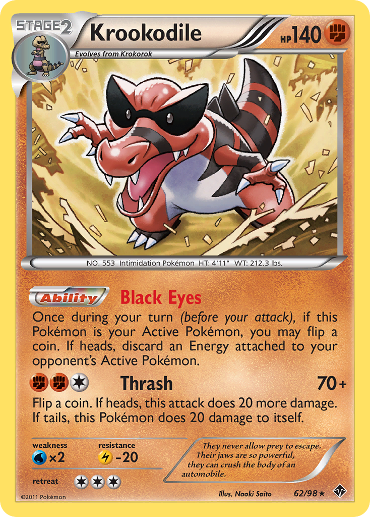 Krookodile  Emerging Powers - Rare