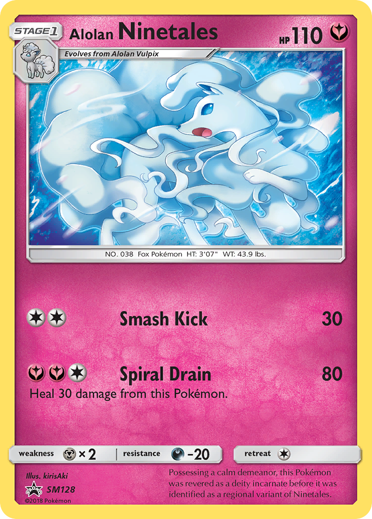 Alolan Ninetales - SM128  SM Promos - Promo