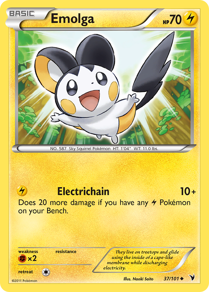 Emolga  Noble Victories - Uncommon