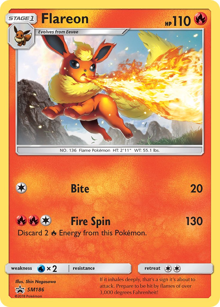 Flareon SM186  SM Promos - Promo