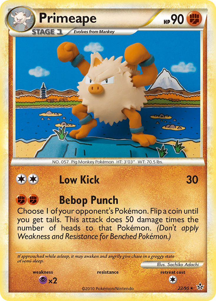 Primeape 022  Unleashed - Rare