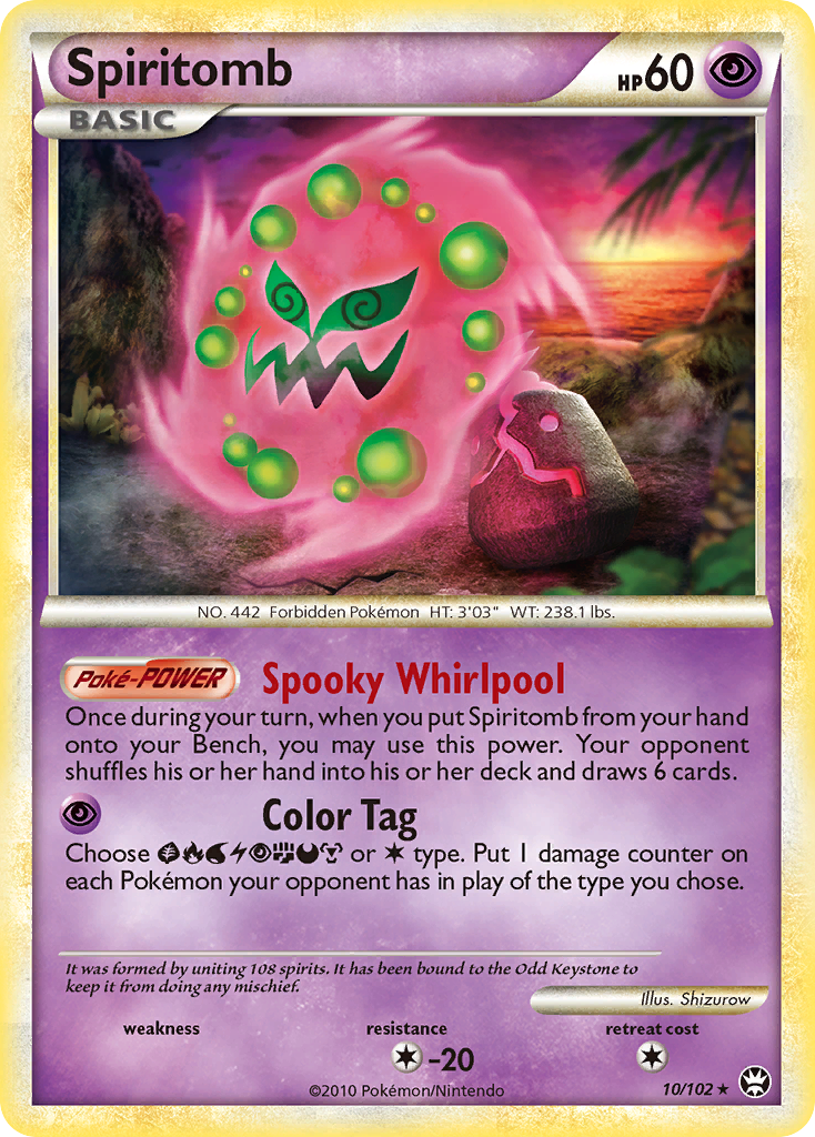 Spiritomb  - Holofoil Triumphant - Holo Rare