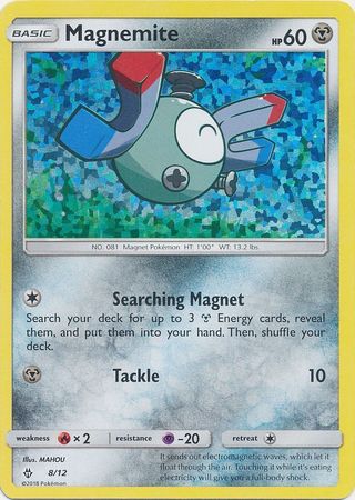 Magnemite - 8/12/12  - Holofoil McDonalds Promos 2018 - Promo